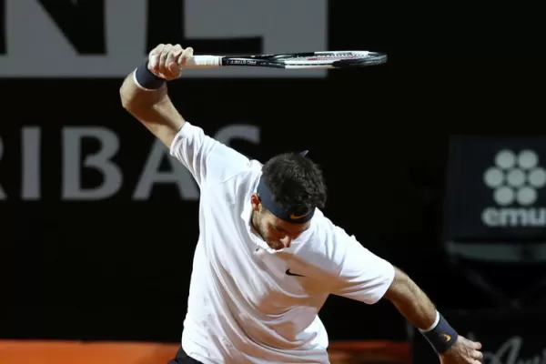 Del Potro no jugará la exhibición ante Federer