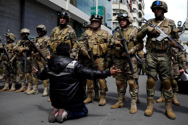 Resultado de imagen de represión bolivia"