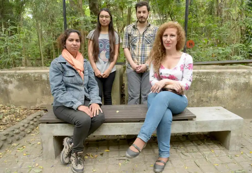 EQUIPO. Carolina Bazán, Jesica Trejo, Juan de la Vega y Gloria Colaneri