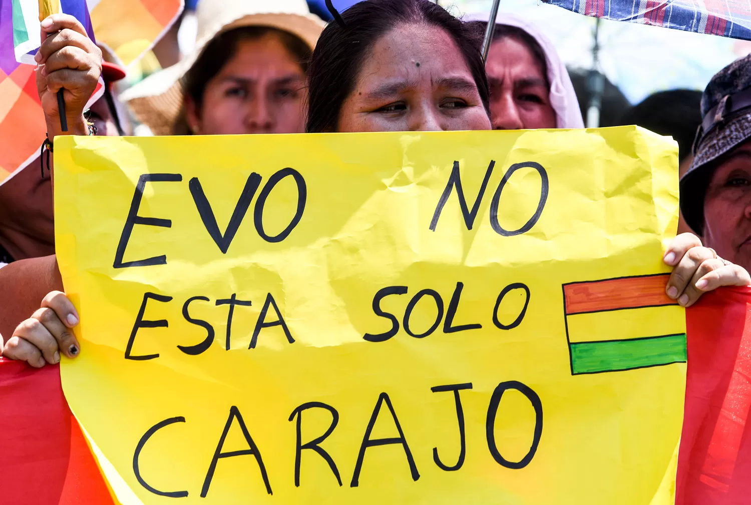 EN APOYO A MORALES. Organizaciones sociales, políticas y de derechos humanos marcharon en Buenos Aires.