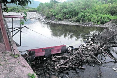 “Algo de basura” en la toma de agua de Vipos
