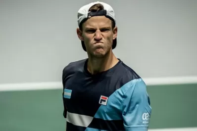 Schwartzman y Pella festejaron ante Chile en la Copa Davis