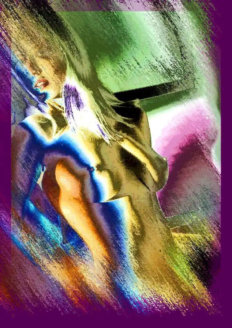 REFLEJOS. Trabajo digital de Calvo que fue realizado en 2016.