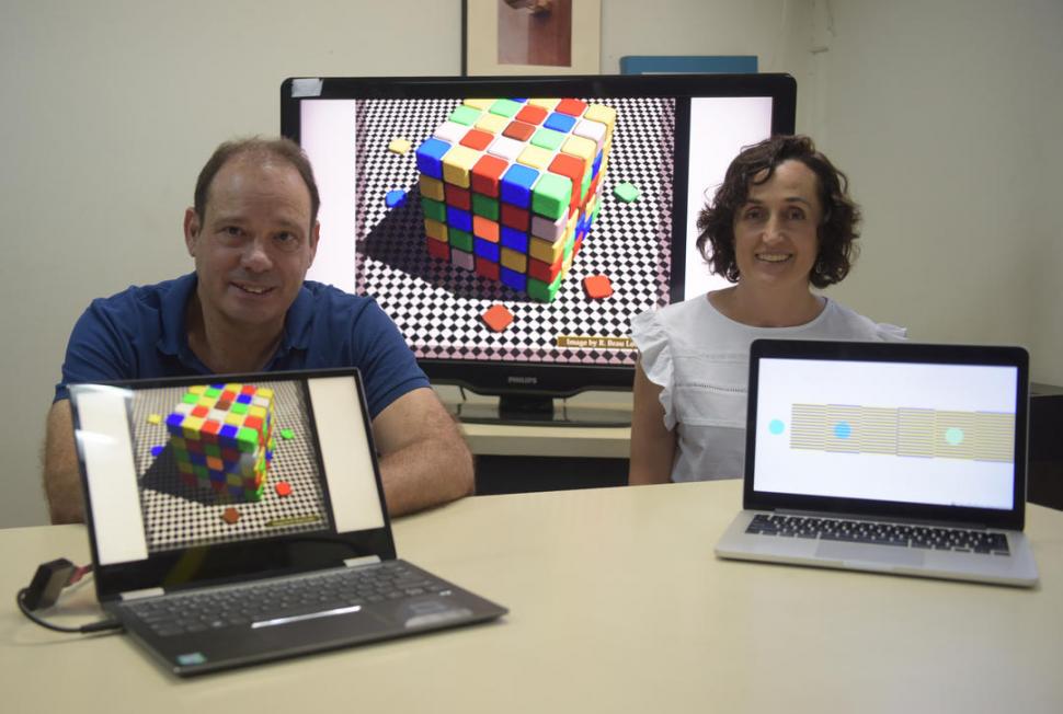  A la izquierda, Sergio Nascimento, físico portugués, especialista en ciencias del color... y daltónico. A la derecha, Claudia Feitosa-Santana, especialista brasileña en neurociencia integrativa y factores individuales de la percepción del color.