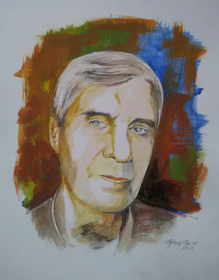 AUTORRETRATO. Una mirada de sí mismo; el trabajo data de este año.