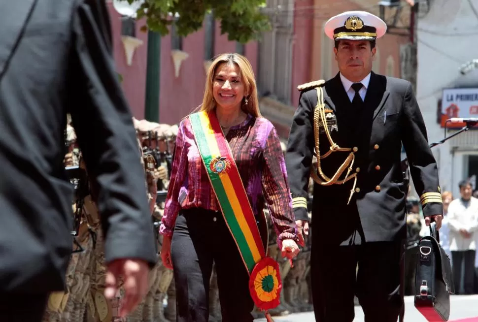 COMPLICADA. Áñez admitió que no ha sido fácil presidir Bolivia. 