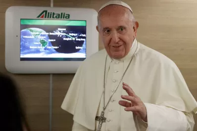 Pregúnteselo al Padre Eterno, dijo el Papa consultado sobre cuándo viajará a la Argentina