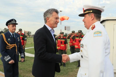 Macri agradeció la tarea de Gendarmería durante su gestión