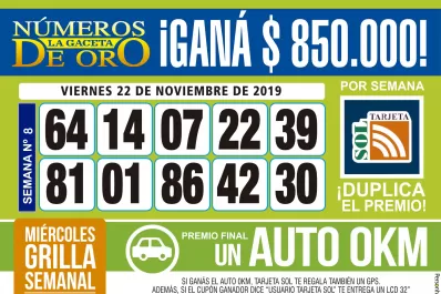 Los Números de Oro de LA GACETA