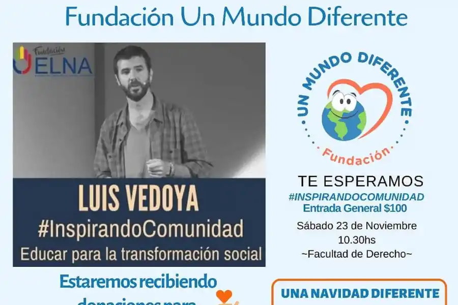 Convocan a un evento solidario en la Facultad de Derecho