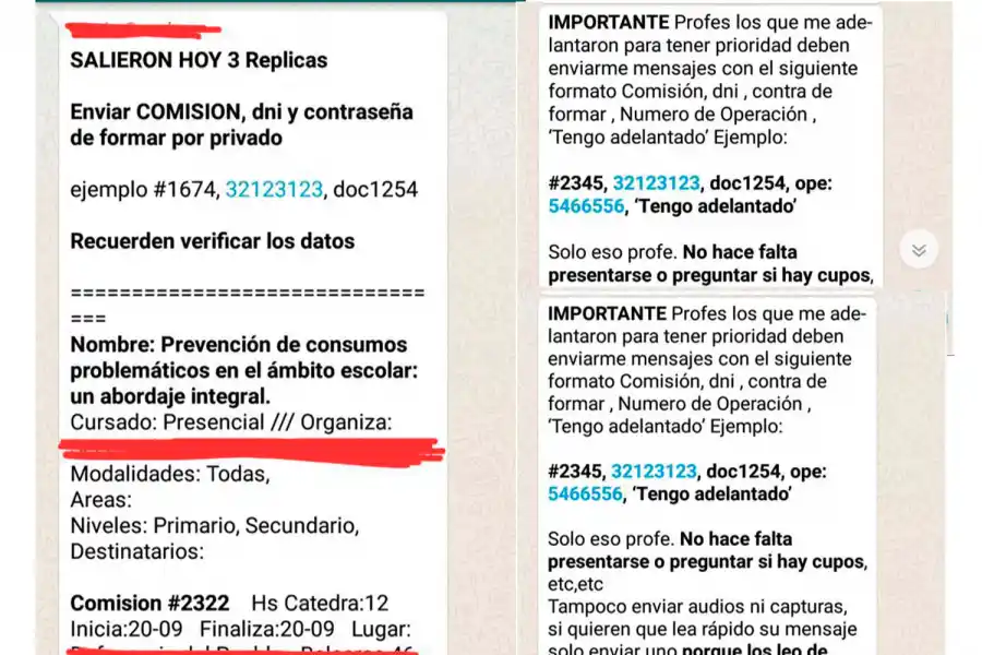 DENUNCIA. Docentes enviaron pruebas al Ministerio de Educación. 