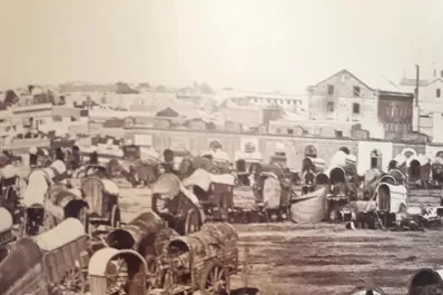 Carretas en descanso