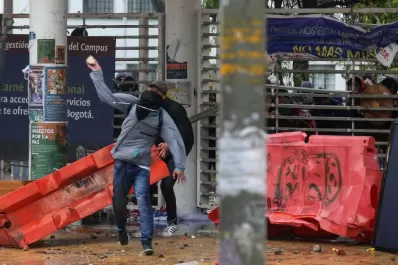 El gobierno de Colombia cerró fronteras, por temor a los disturbios durante el paro