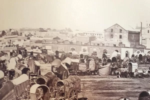 Carretas en descanso