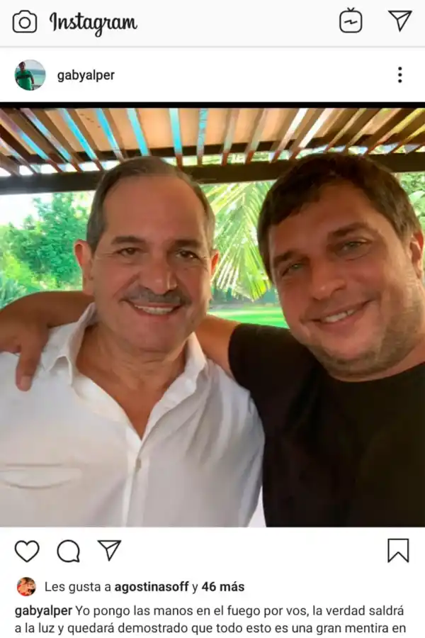 Todo esto es una gran mentira, dijo Gabriel Alperovich