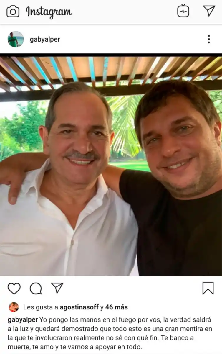 Todo esto es una gran mentira, dijo Gabriel Alperovich