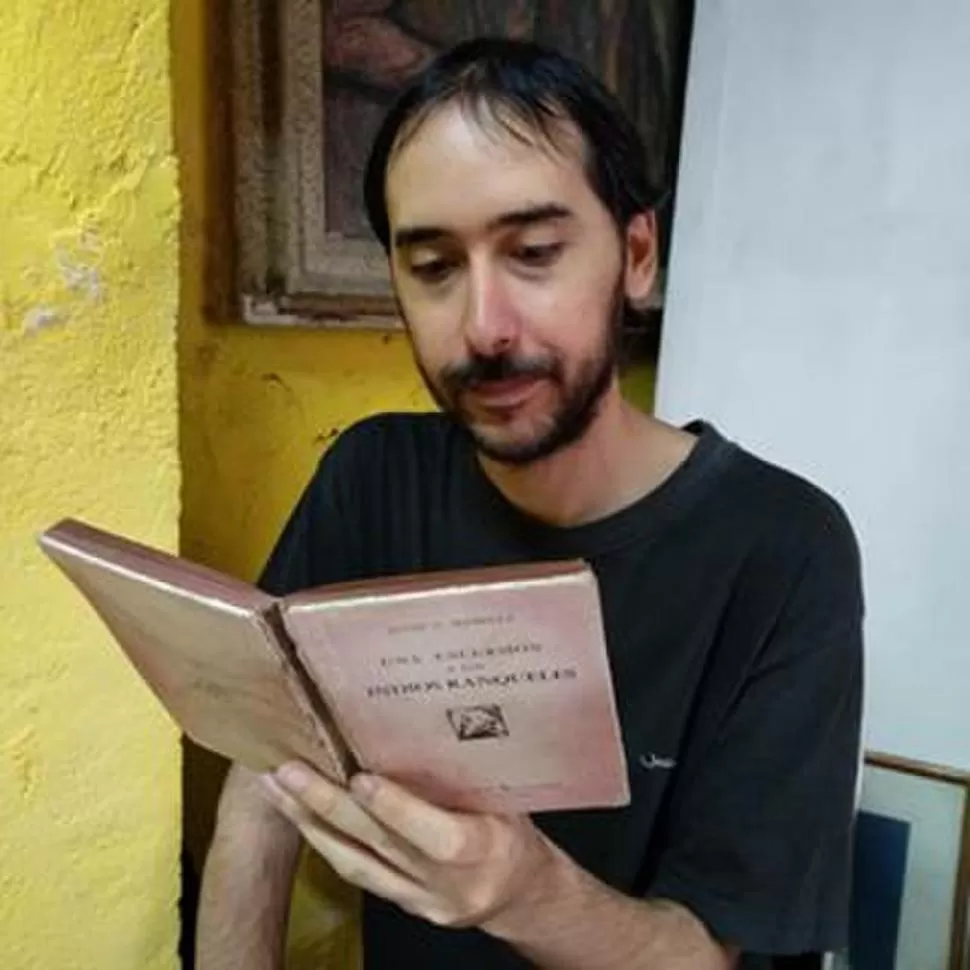 JOVEN AUTOR. El amor íntimo es el punto de partida de la poesía de Iramain.  