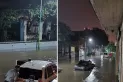 Autos flotadores en las calles tucumanas que se convirtieron en ríos