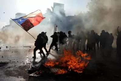 El gobierno de Chile respaldó a sus fuerzas de seguridad