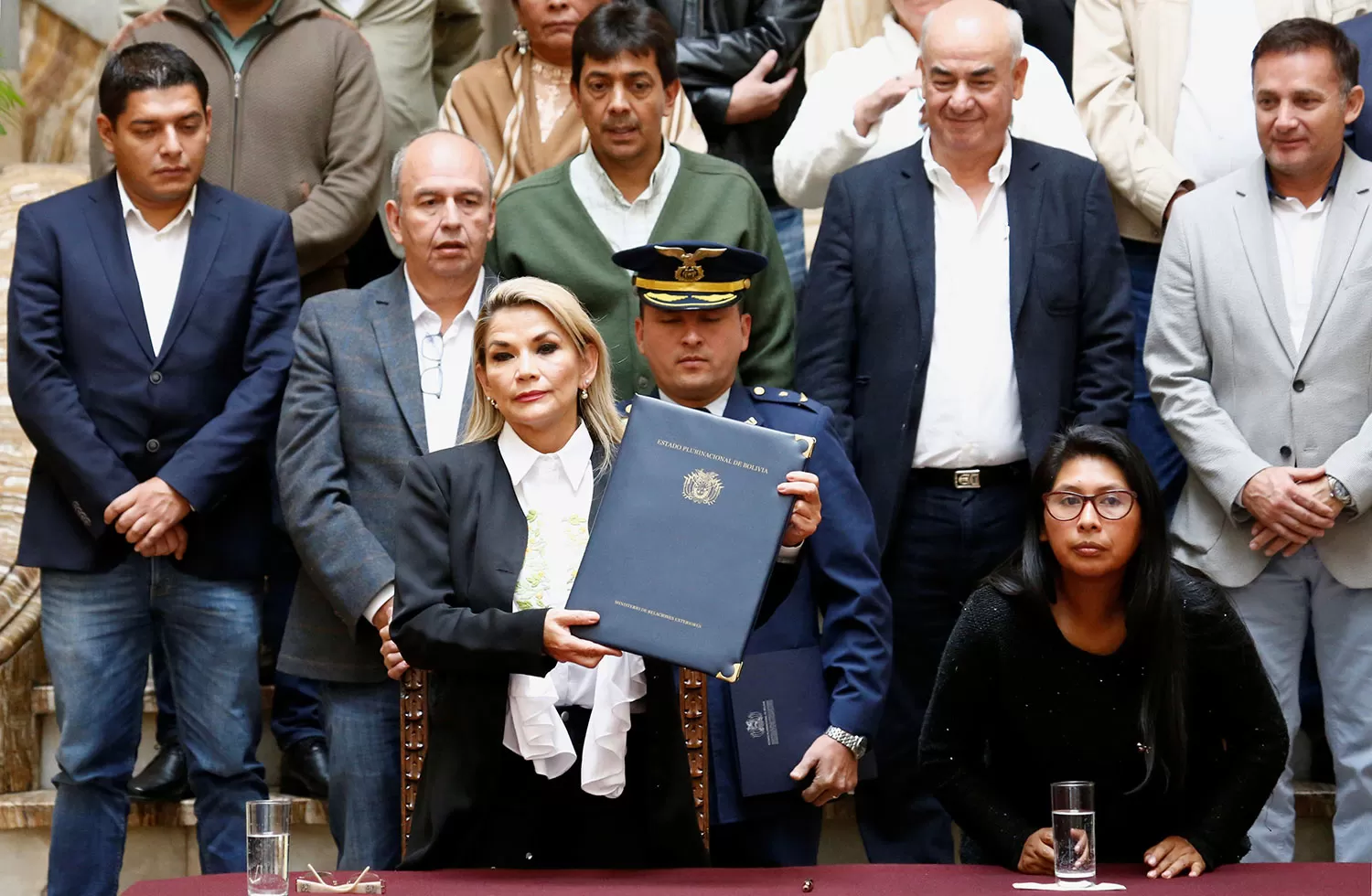 DIJO NO. Áñez, presidenta interina en Bolivia, anticipó que no permitirá un indulto a Evo Morales.  REUTERS