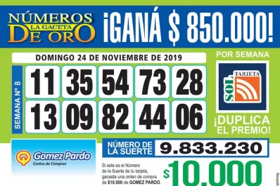 Los Números de Oro de LA GACETA