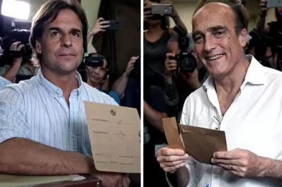 En una jornada tranquila, votaron los candidatos a presidente de Uruguay