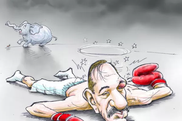 La lucha de la hormiga y el elefante