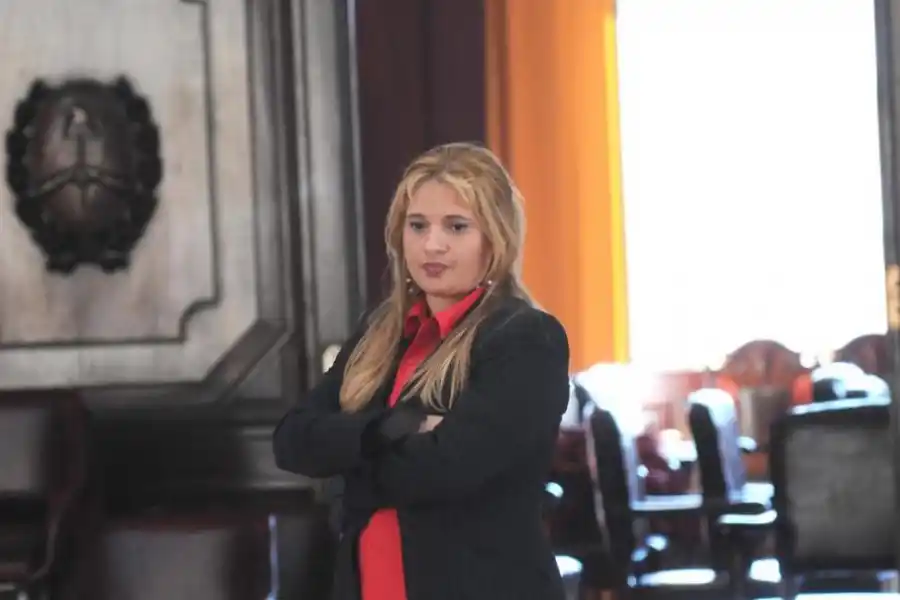 EMA GÓMEZ. La ex novia del magistrado regresó hace menos de un año al penal para cumplir la dura condena. 