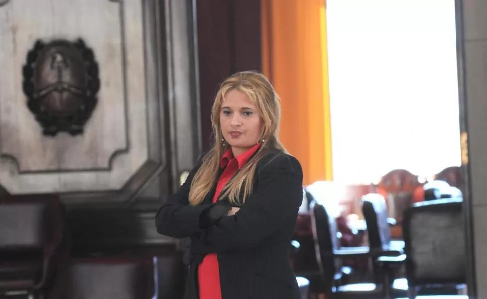EMA GÓMEZ. La ex novia del magistrado regresó hace menos de un año al penal para cumplir la dura condena. 
