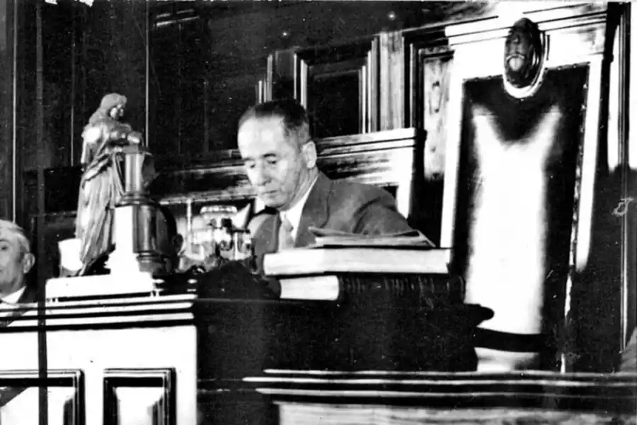 JUAN HELLER. El jurista habló de sus años de estudiante.  