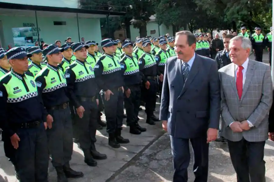 Jorge Gassenbauer en tiempos en que era ministro de Seguridad de José Alperovich.