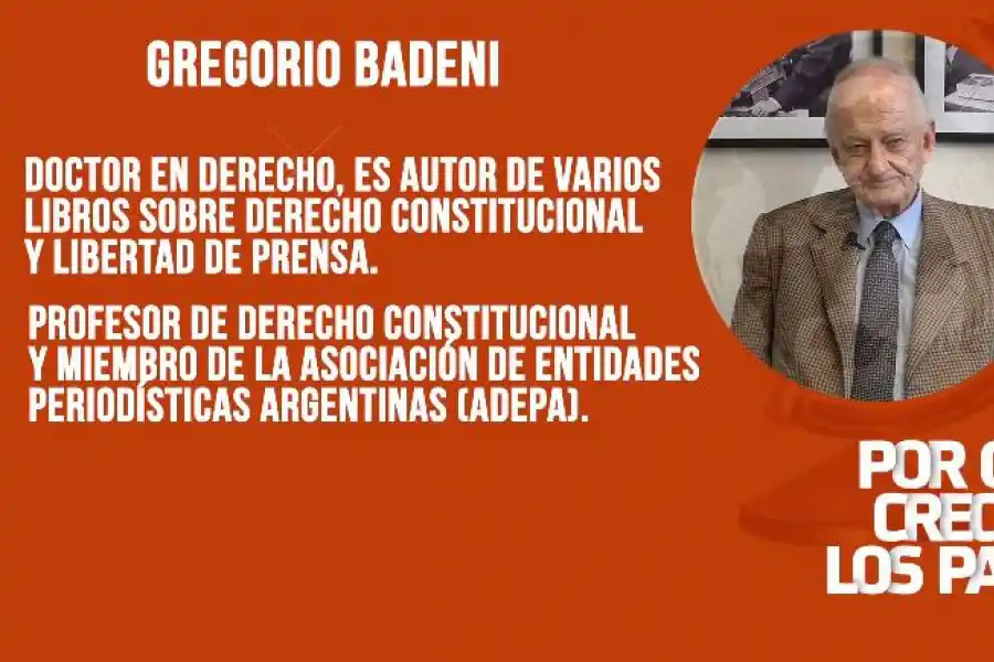 Hoy, en Por qué crecen los países: Gregorio Badeni y Daniel Dessein