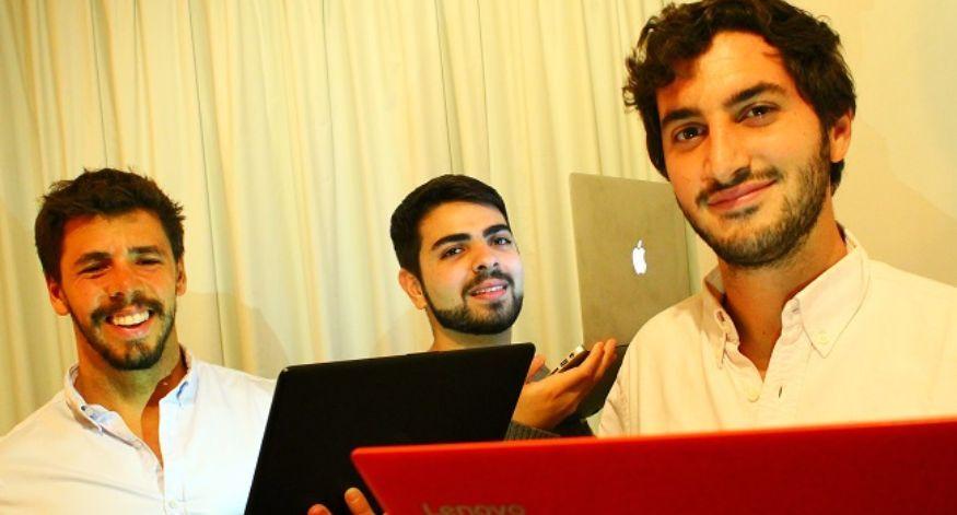 Santiago Guglielmetti (a la derecha) ideó con otros dos amigos Winim, la app para ahorrar y reducir el desperdicio de comida.