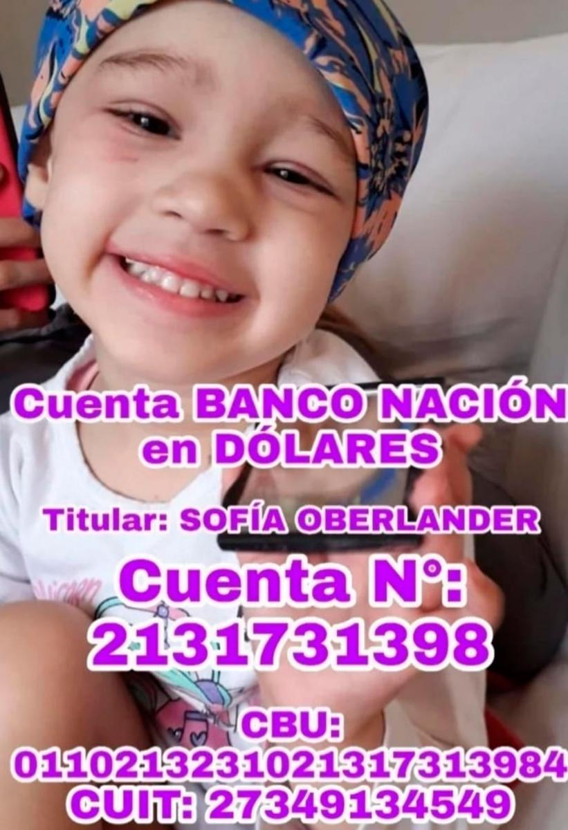 #VamosxPauli: tiene tres años y necesita 20 millones para seguir viviendo