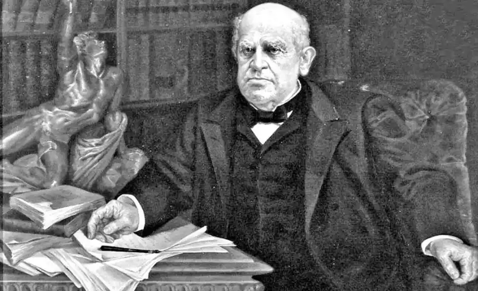 DOMINGO FAUSTINO SARMIENTO. Ni bien conoció a Juana Manso, la protegió y la valoró.