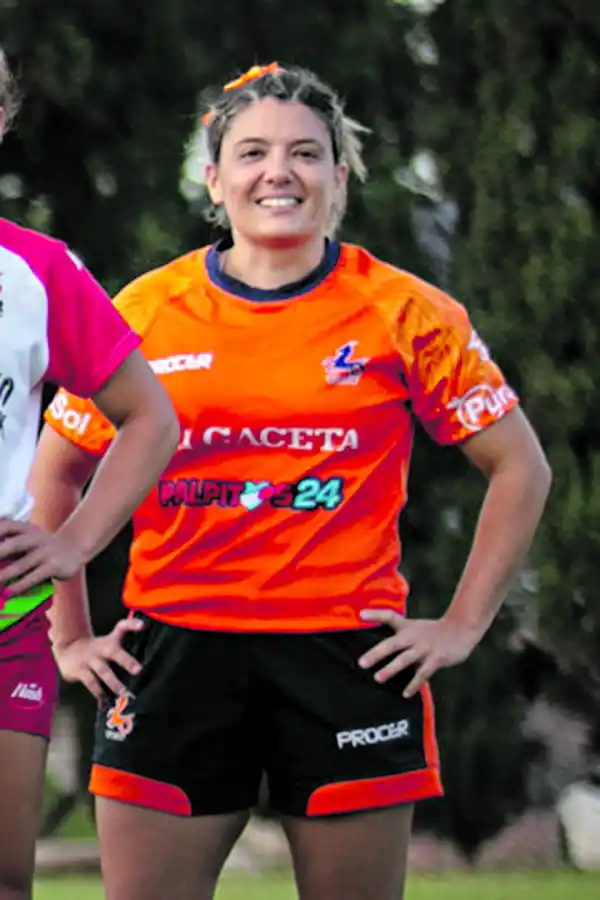 LÍDER Y REFERENTE. “Es un orgullo y una felicidad enorme. Siempre es especial para mí”, aseguró Rita Cazorla, capitana del equipo mayor, que conquistó su segundo título consecutivo en la cuarta edición del Seven de la República femenino.