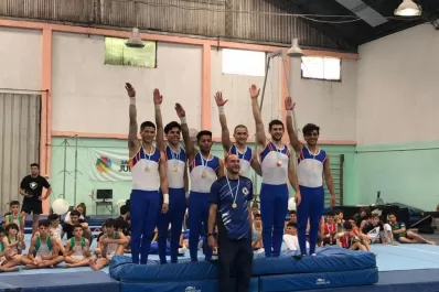 En Rosario los gimnastas lograron un campeonato y un subcampeonato