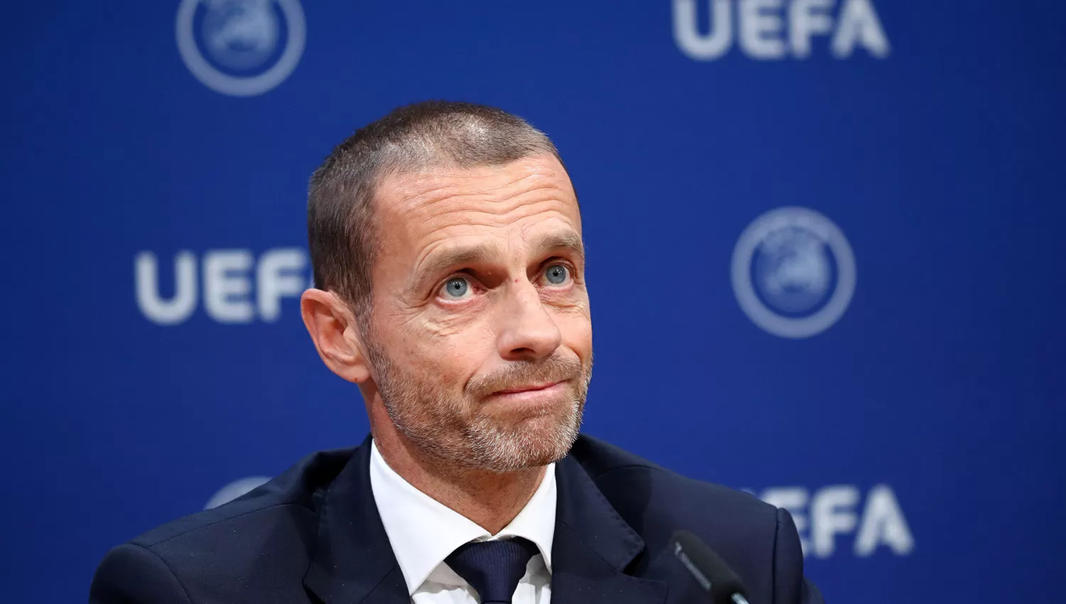 Al igual que Gianni Infantino, el titular de la UEFA Aleksandr Ceferin se mostró decepcionado con el VAR.