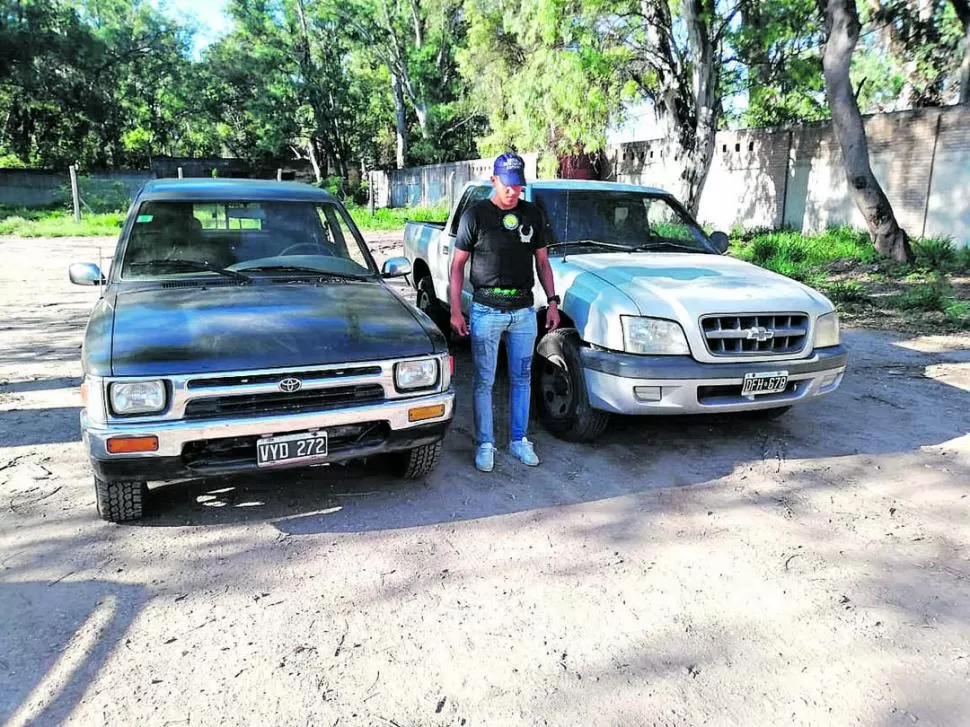 RESULTADO DE LA PESQUISA. Las dos camionetas que fueron secuestradas en Santiago del Estero. Se recuperó otra en tierras salteñas.  