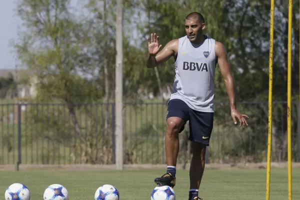 Superliga: Wanchope Ábila se lesionó en Boca y es duda contra Rosario Central