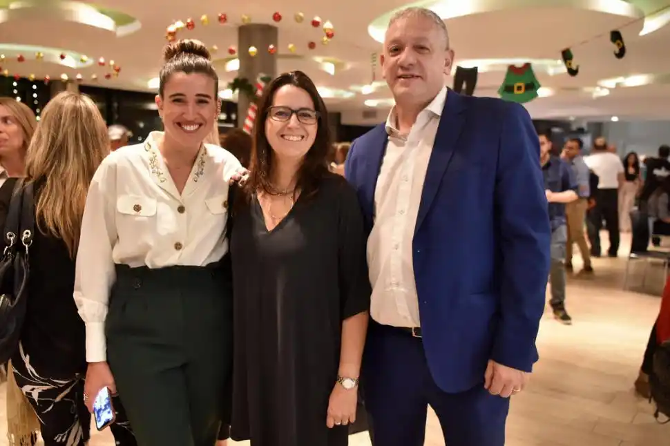 Florencia Malmierca, María Ana Padilla y Federico van Mameren, secretario a cargo de la Redacción de LA GACETA. 