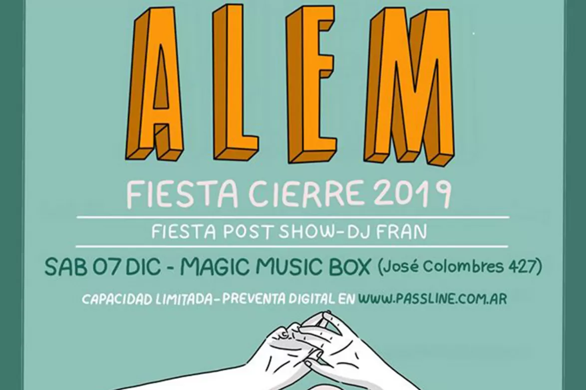 La Magic: Alem cierra el año con un show en vivo