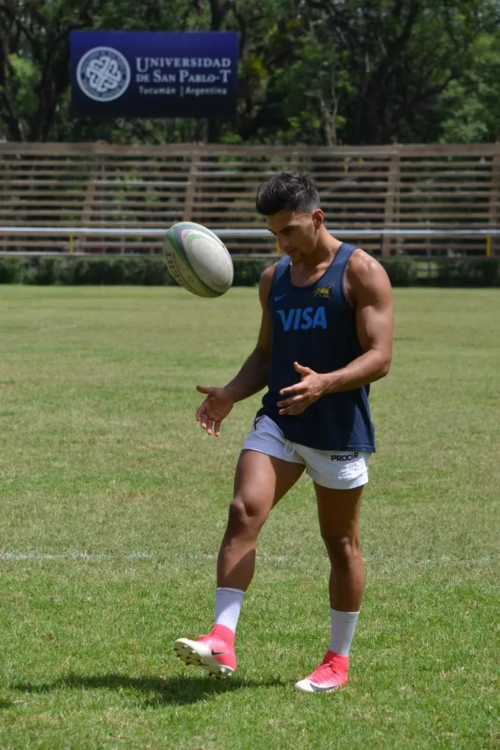APRENDIZAJE. “Este año lejos del rugby me sirvió para crecer mucho”, destacó. prensa urt