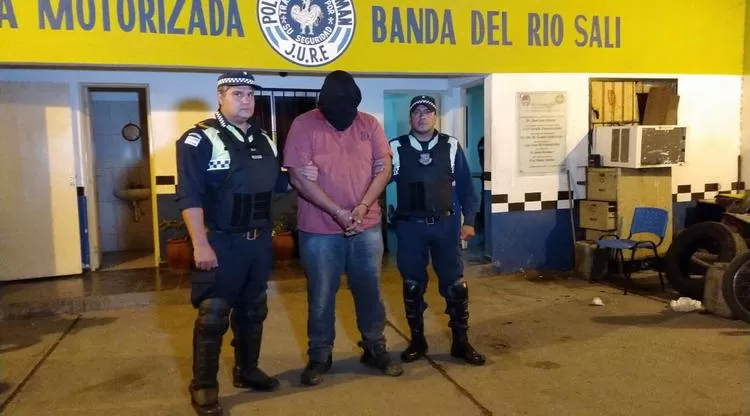 El acusado fue aprehendido en Banda del Río Salí. 