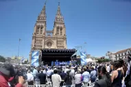 Uno por uno, los dirigentes que asistieron a la misa por la unidad y la paz