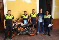 Final feliz: recuperaron la moto de $500.000 que había sido robada del living de una casa 