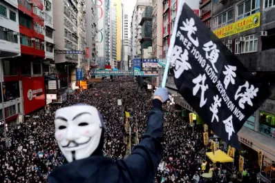 Las calles de Hong Kong, copadas por manifestantes