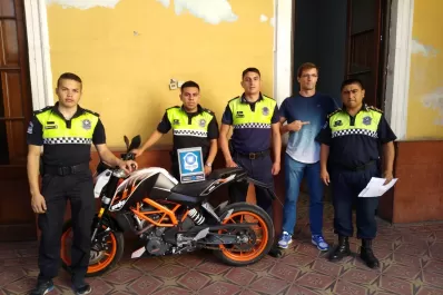 Final feliz: recuperaron la moto de $500.000 que había sido robada del living de una casa