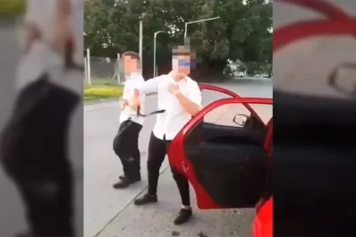 Antes del violento choque en la Belgrano, los jóvenes que iban en el auto filmaron un video