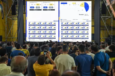 Con la mano de Riquelme, Ameal le saca una diferencia irreversible a Gribaudo